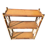 Vintage rattan shelf