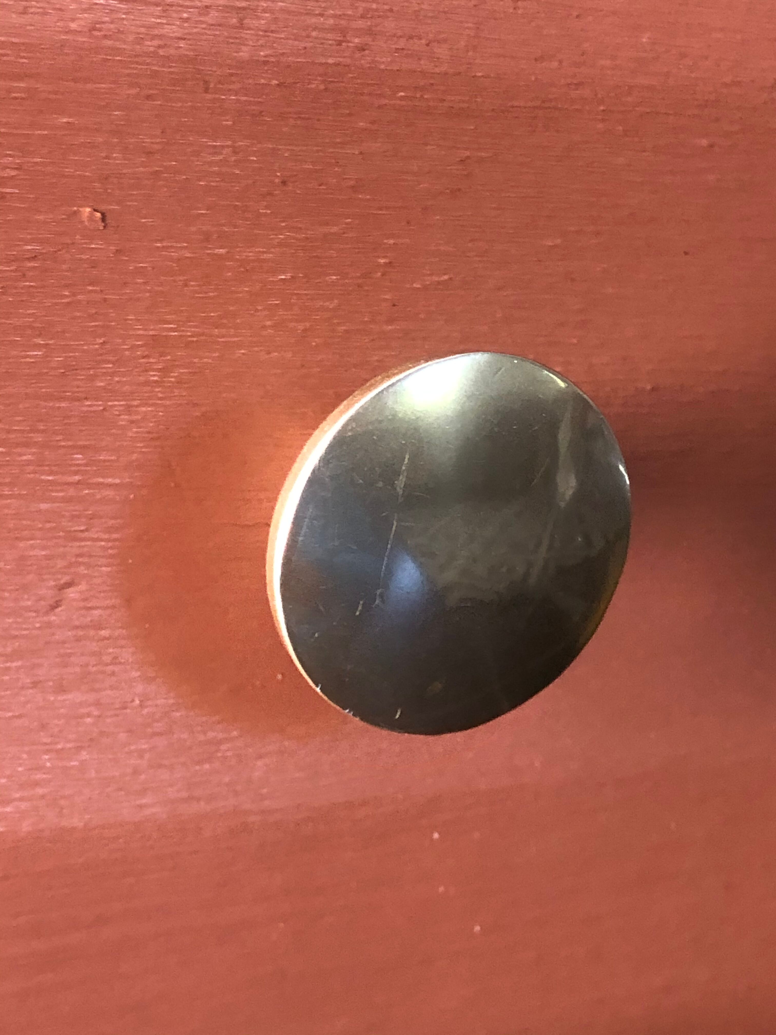 Terracotta vintage chest of drawers