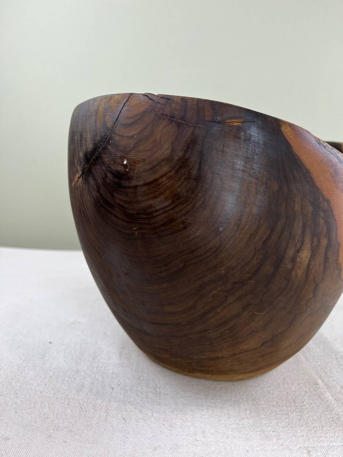Saladier en bois d’olivier