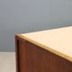 Vintage writing desk in laminated wood, 2 drawers, 1960s design