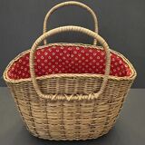 Vintage straw basket