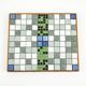 Mosaic tray with stoneware tiles in wooden frame, Bauhaus, 1970s