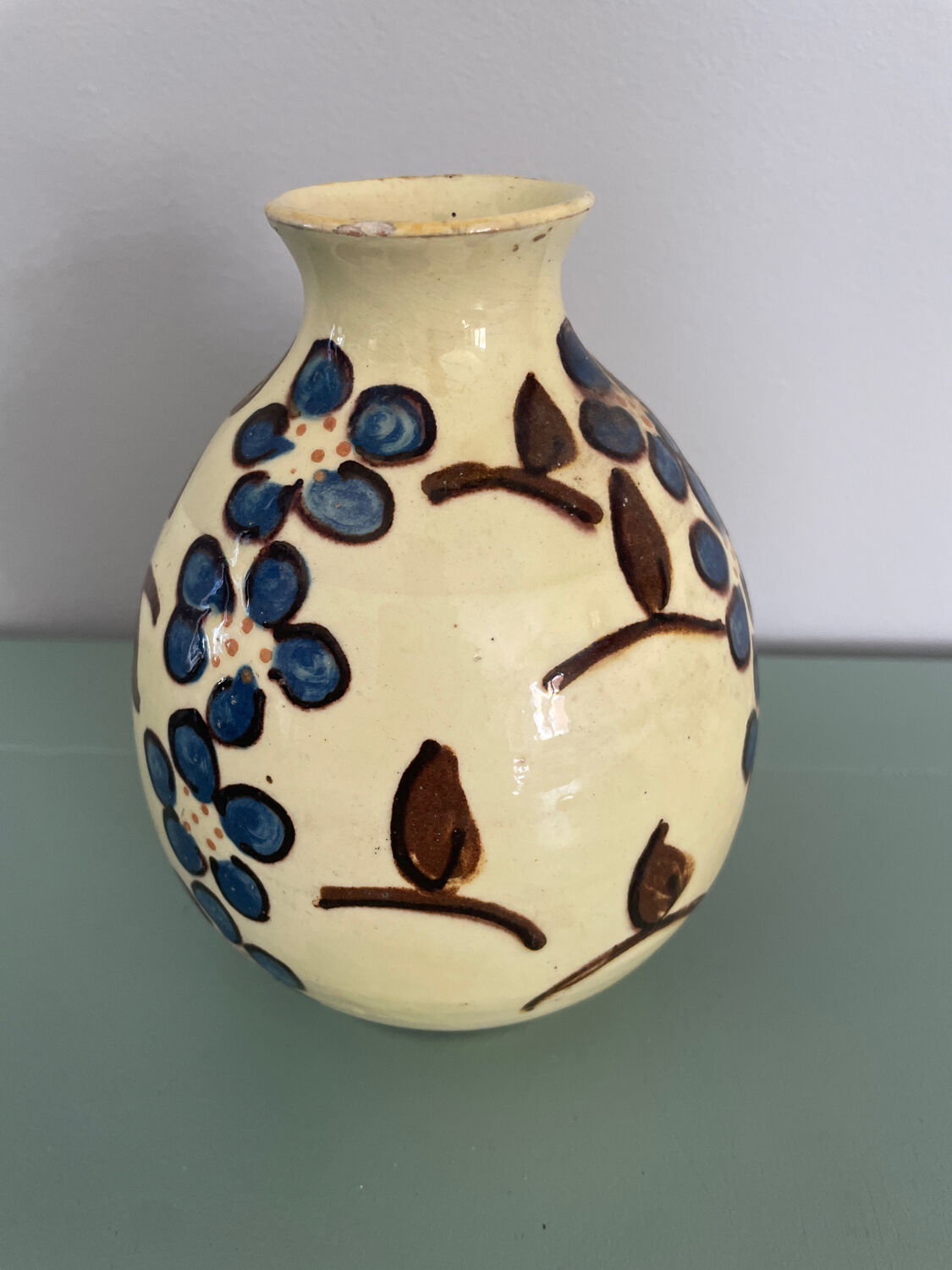 Vase Emile Simonod Savoyard pottery