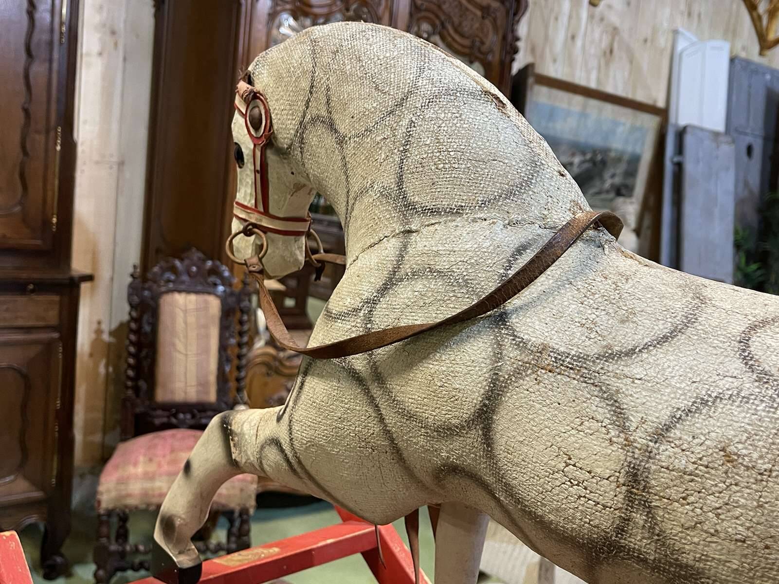 English rocking horse from the early 20th century.