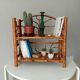Vintage bamboo shelf 60s/70s
