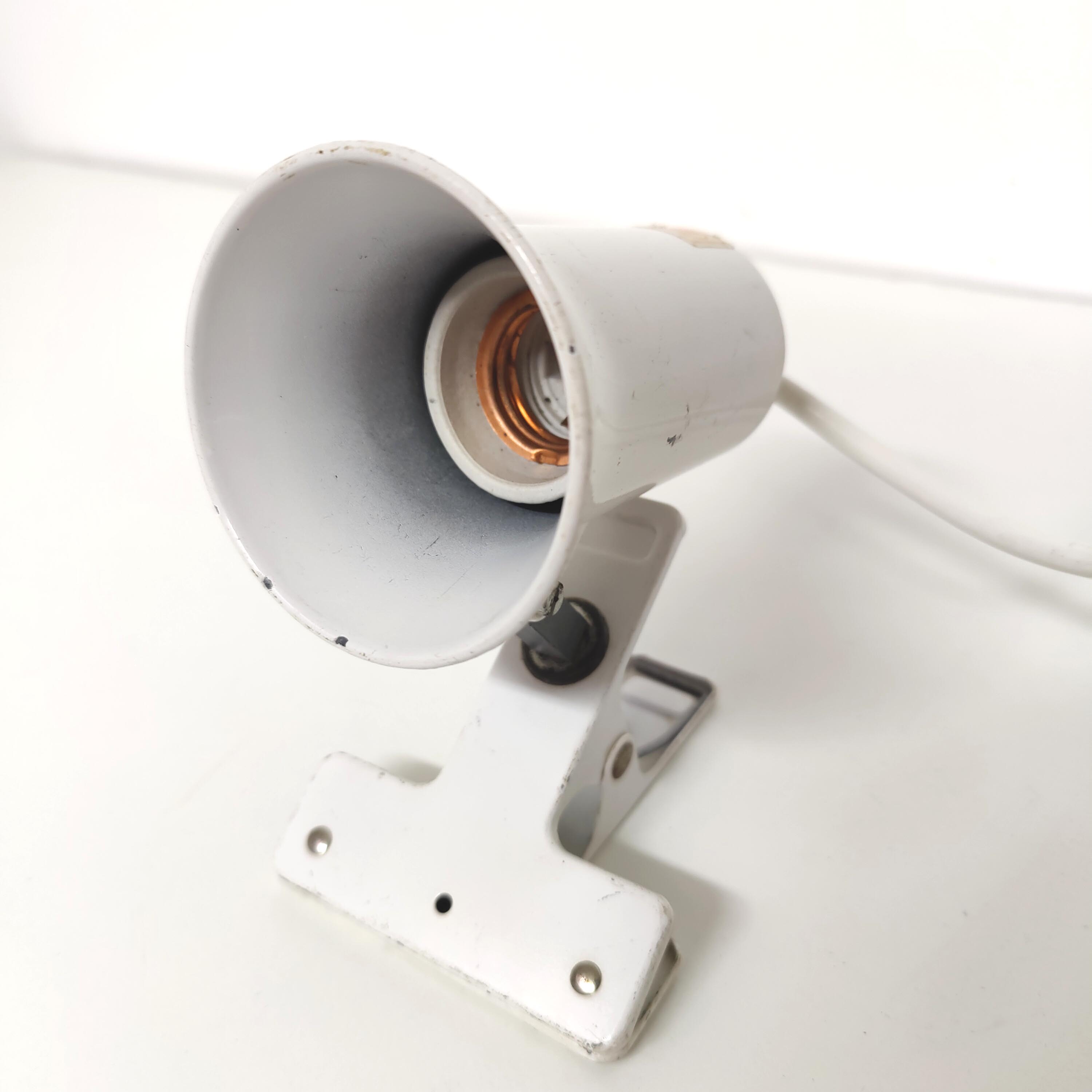 Spot lamp with clip Lita in metal 70s