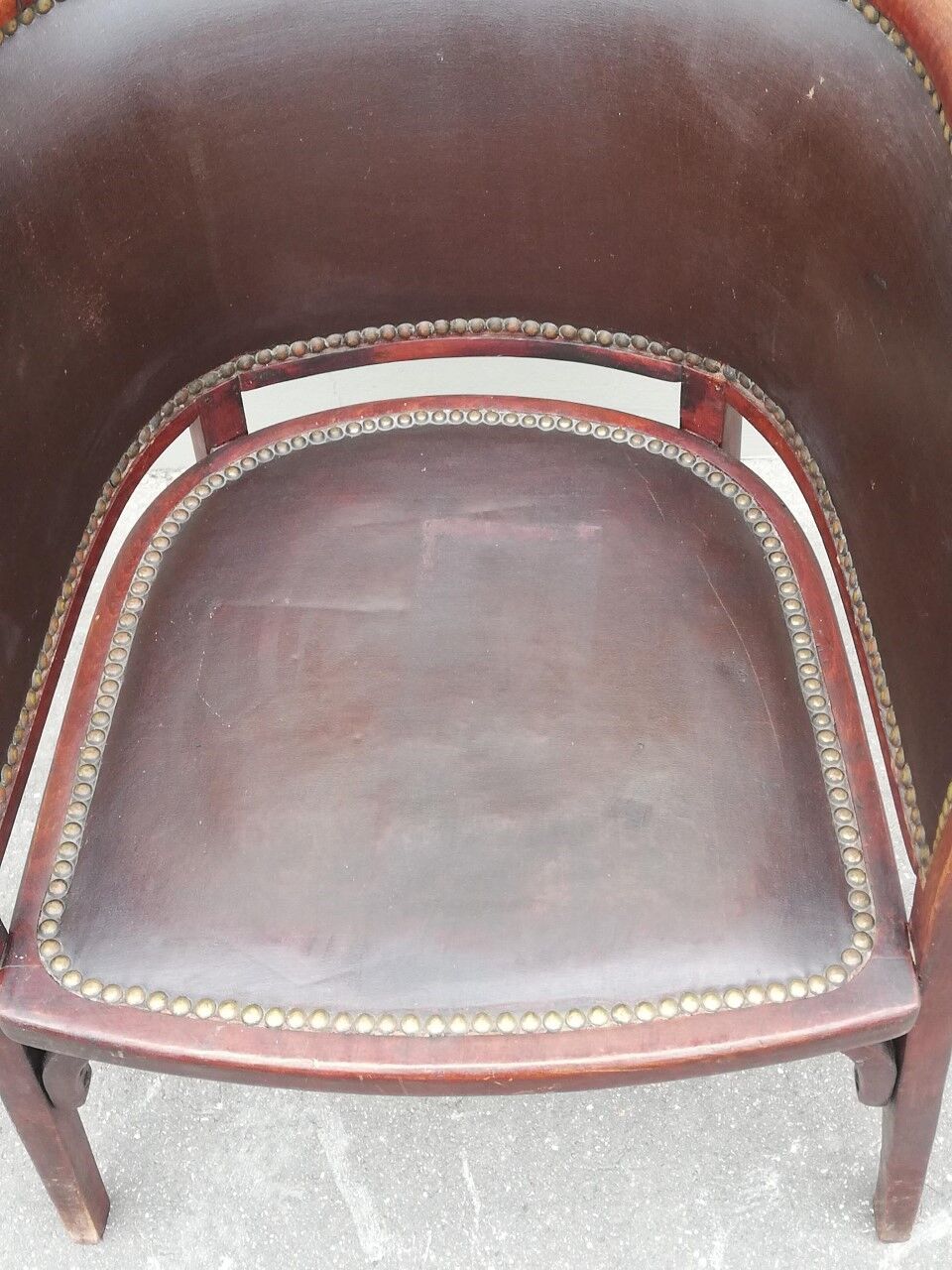 Baumann armchair no 127 years 30 curved wood