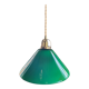 Suspension conique en opaline verte