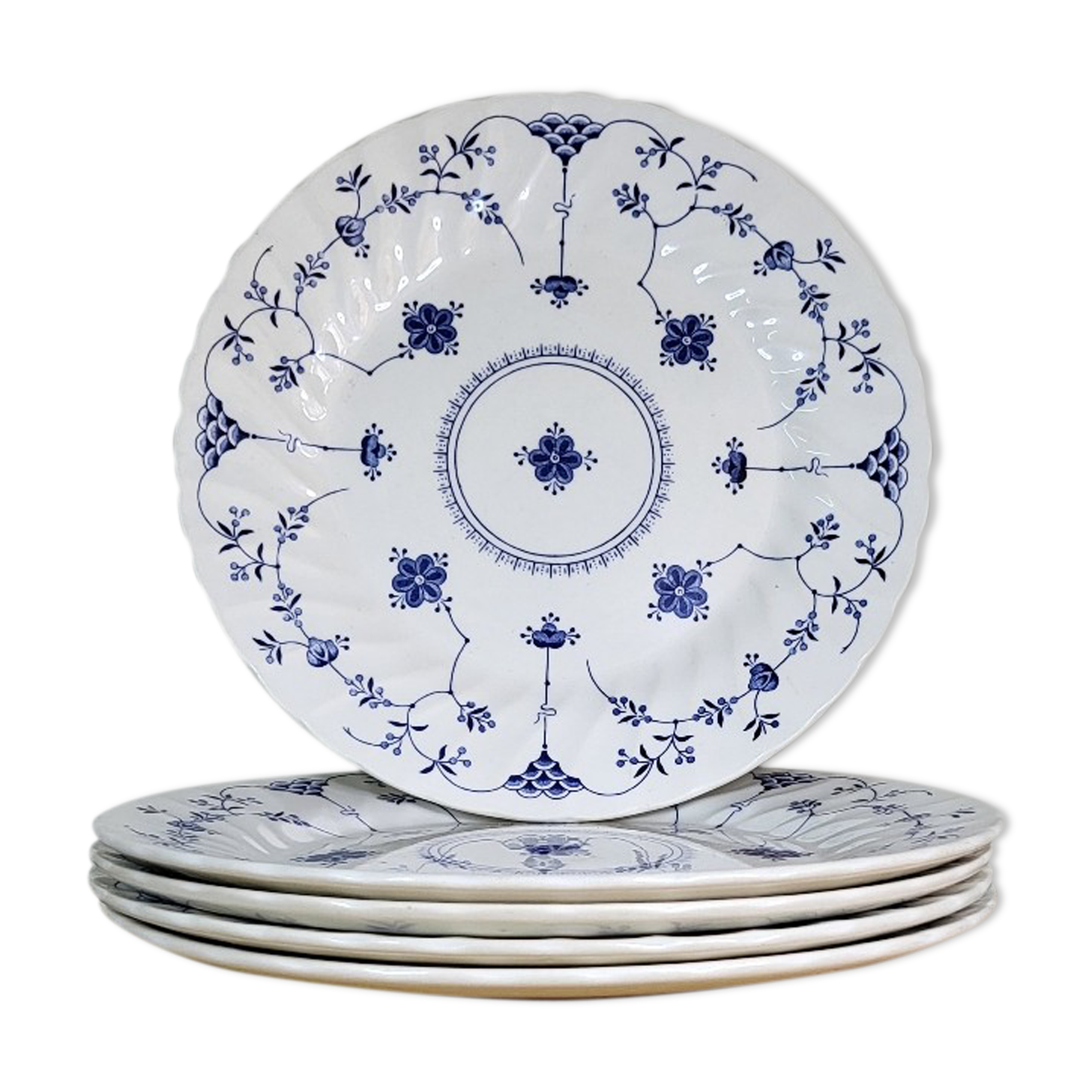 Set of 5 Churchill plates