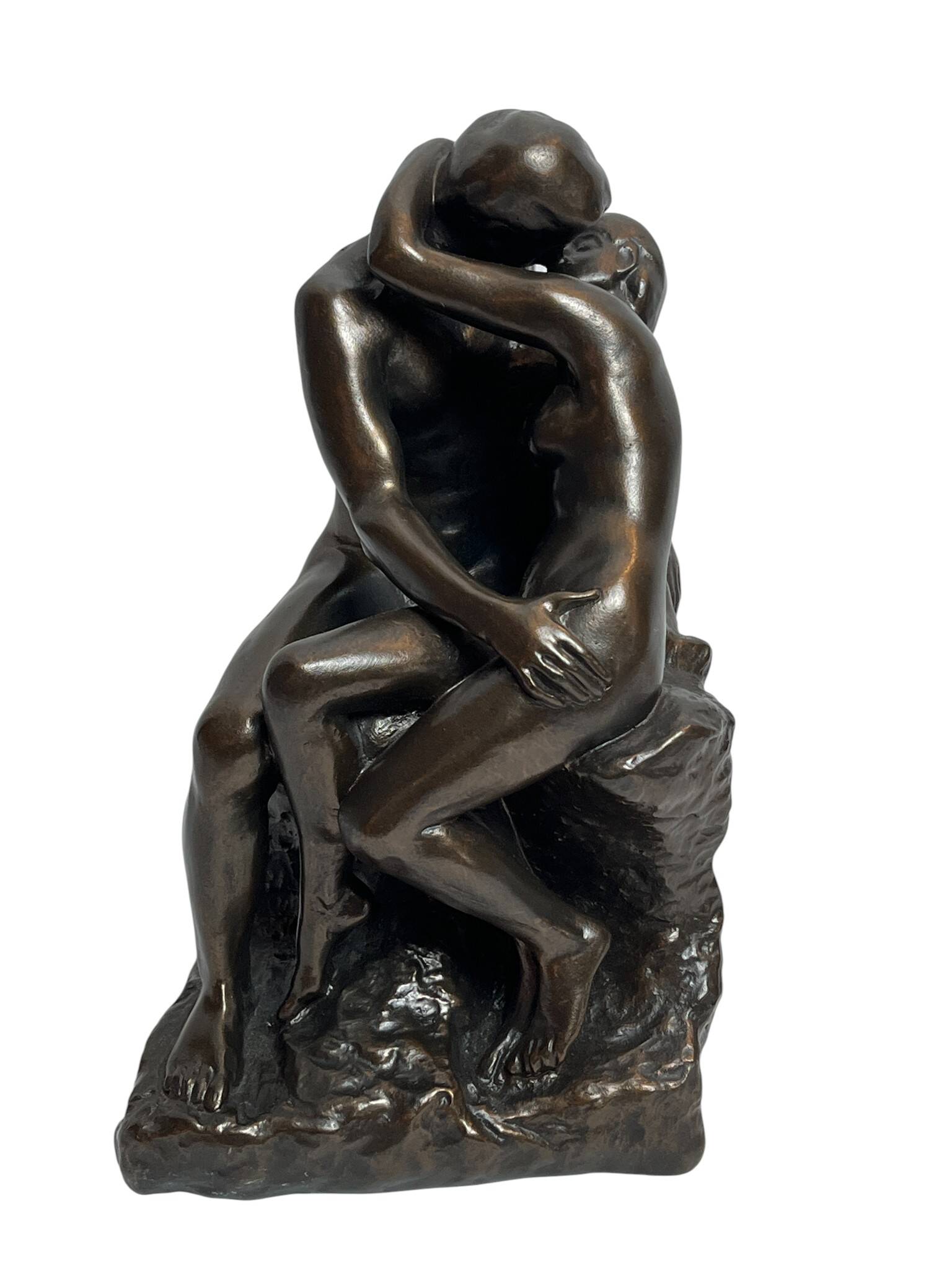 Rodin (d’après), reproduction sculpture Le Baiser XXème