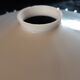 White opaline lace shade - 50s