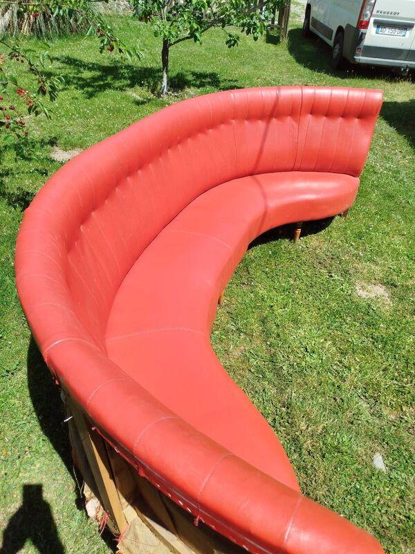 Ancienne banquette de discothèque