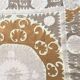 Nappe brodée à la main vintage 120x134 cm