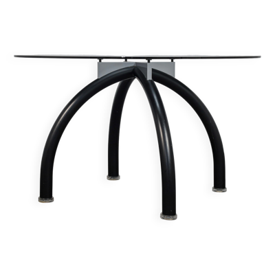 Table à manger Postmodern Spider par Ettore Sottsass pour Knoll International, Italie, années 1980.