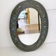 Oval Flower Mirror