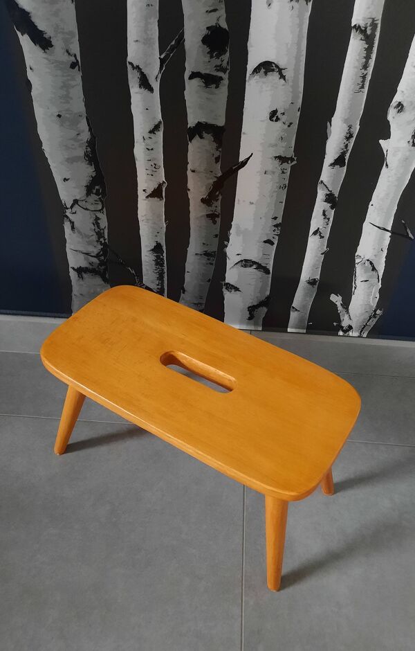 Mini tabouret pieds compas