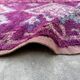 Moroccan purple carpet - 208 x 425 cm