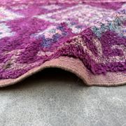 Tapis Marocain violet - 208 x 425 cm