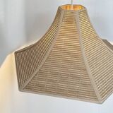 Vintage suspension, wooden slats, France, 1980.