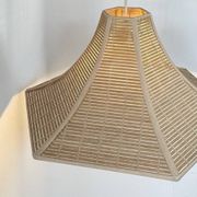 Vintage suspension, wooden slats, France, 1980.