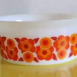 Lotus arcopal salad bowl, vintage