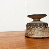 Danish Scandinavian pottery vase from the mid-century Lovemose Denmark, 1960s.