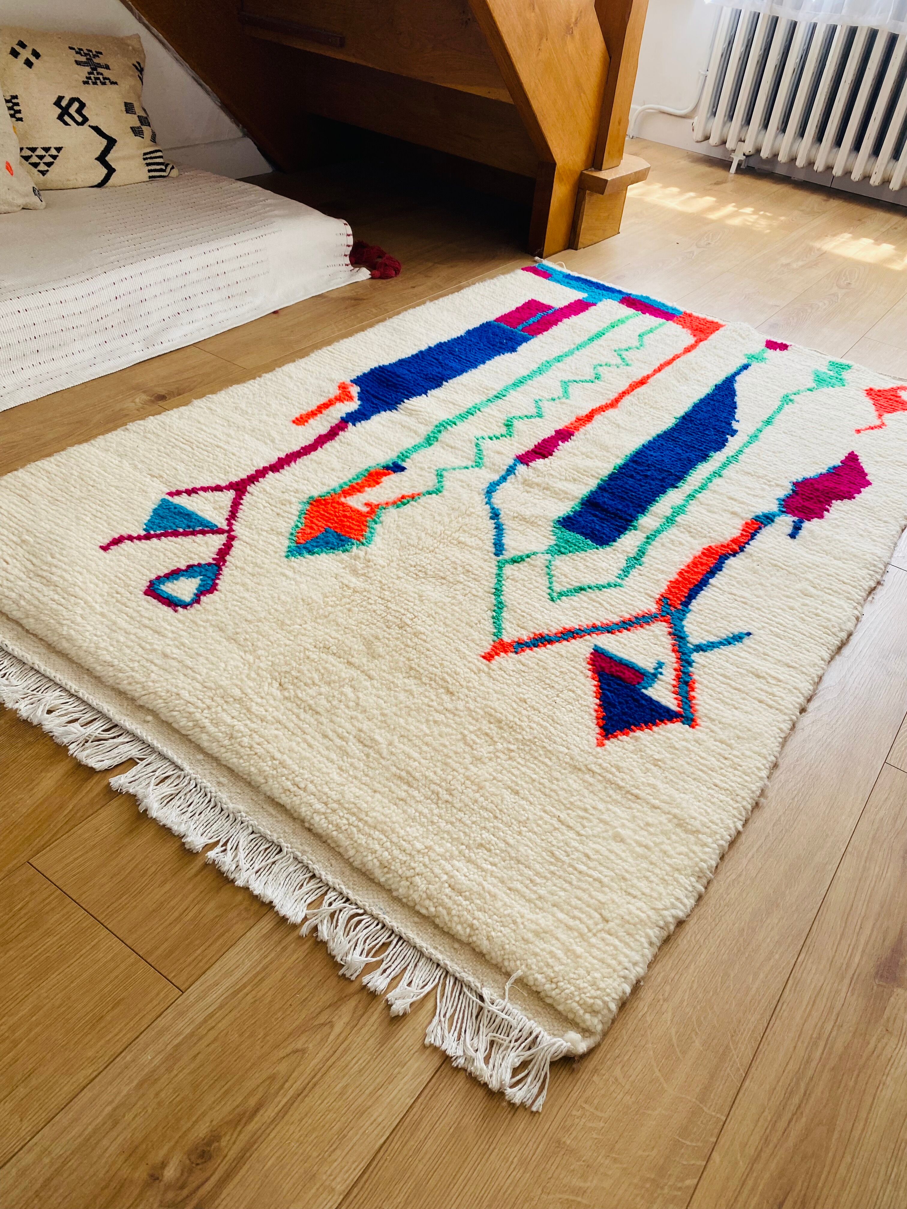 Moroccan Berber rug, Azilal, in thick wool