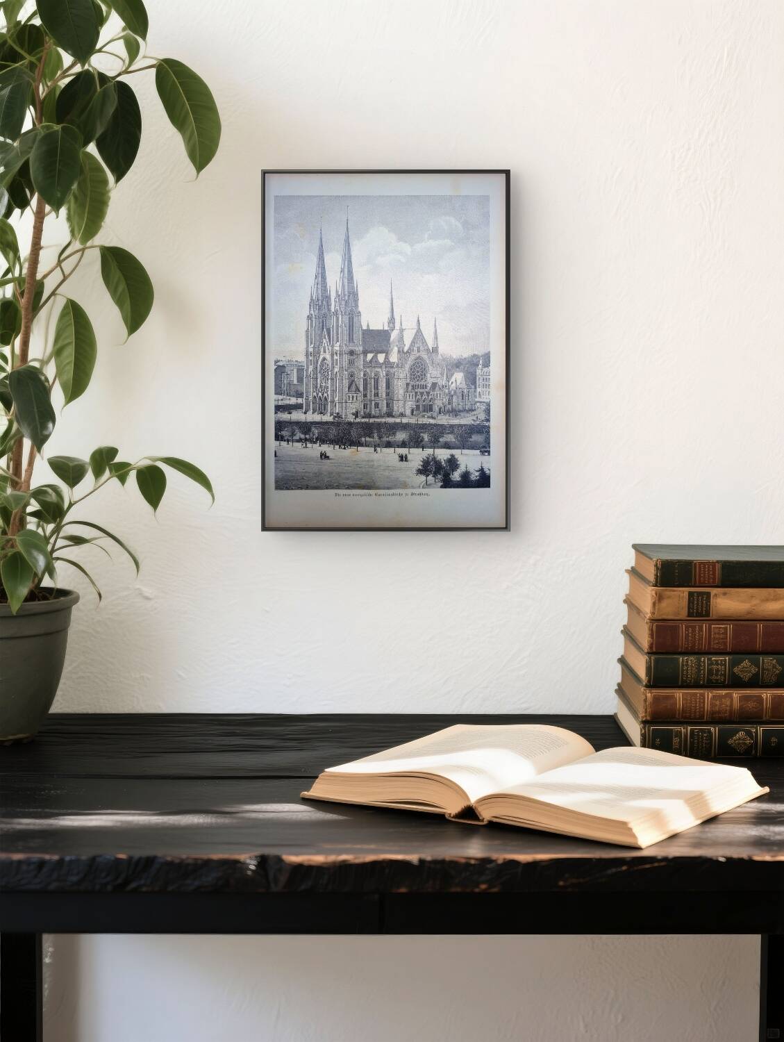 Saint Paul’s Church in Strasbourg, printed in 1897.