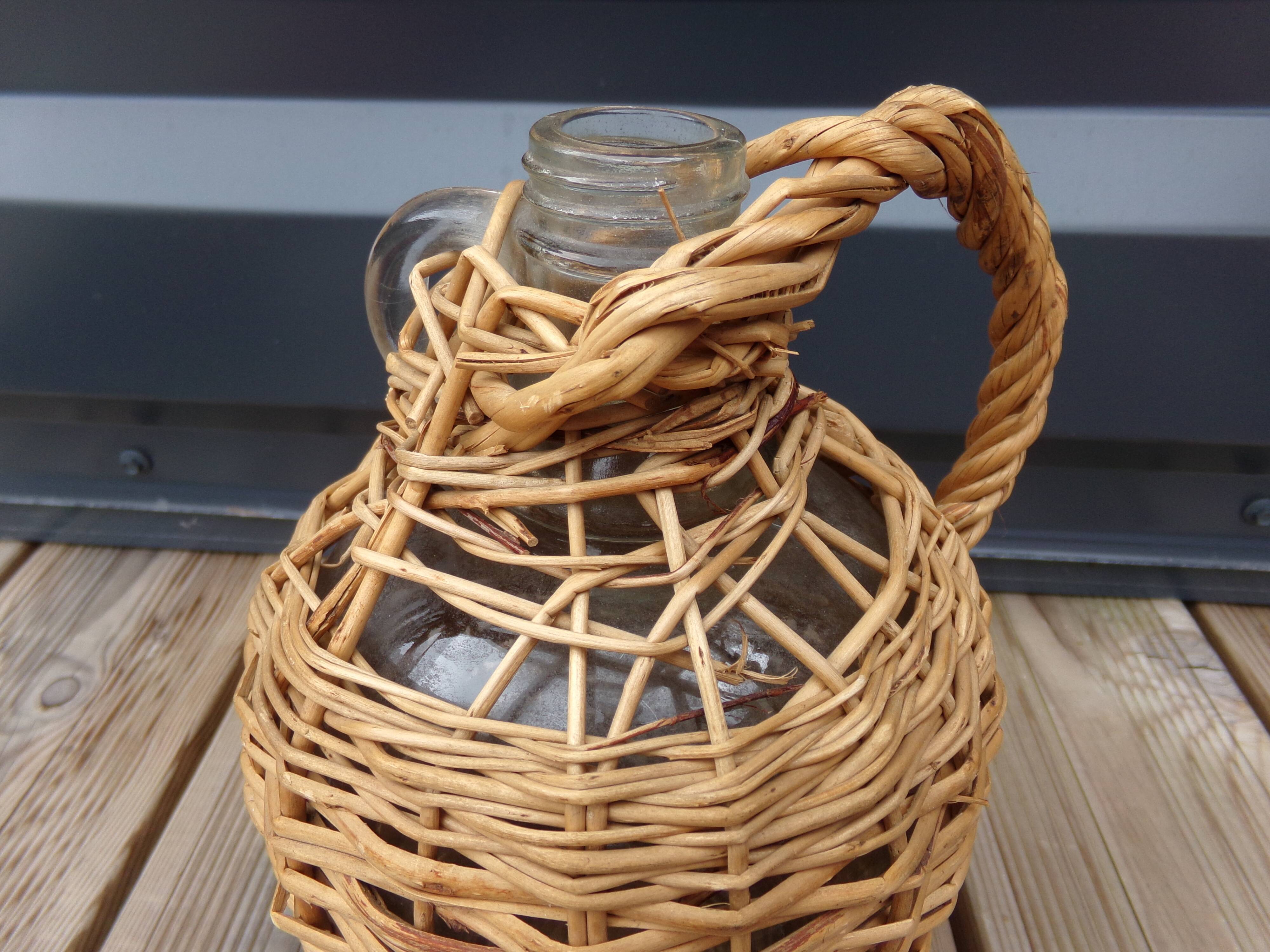 Bouteille paillée 2 litres