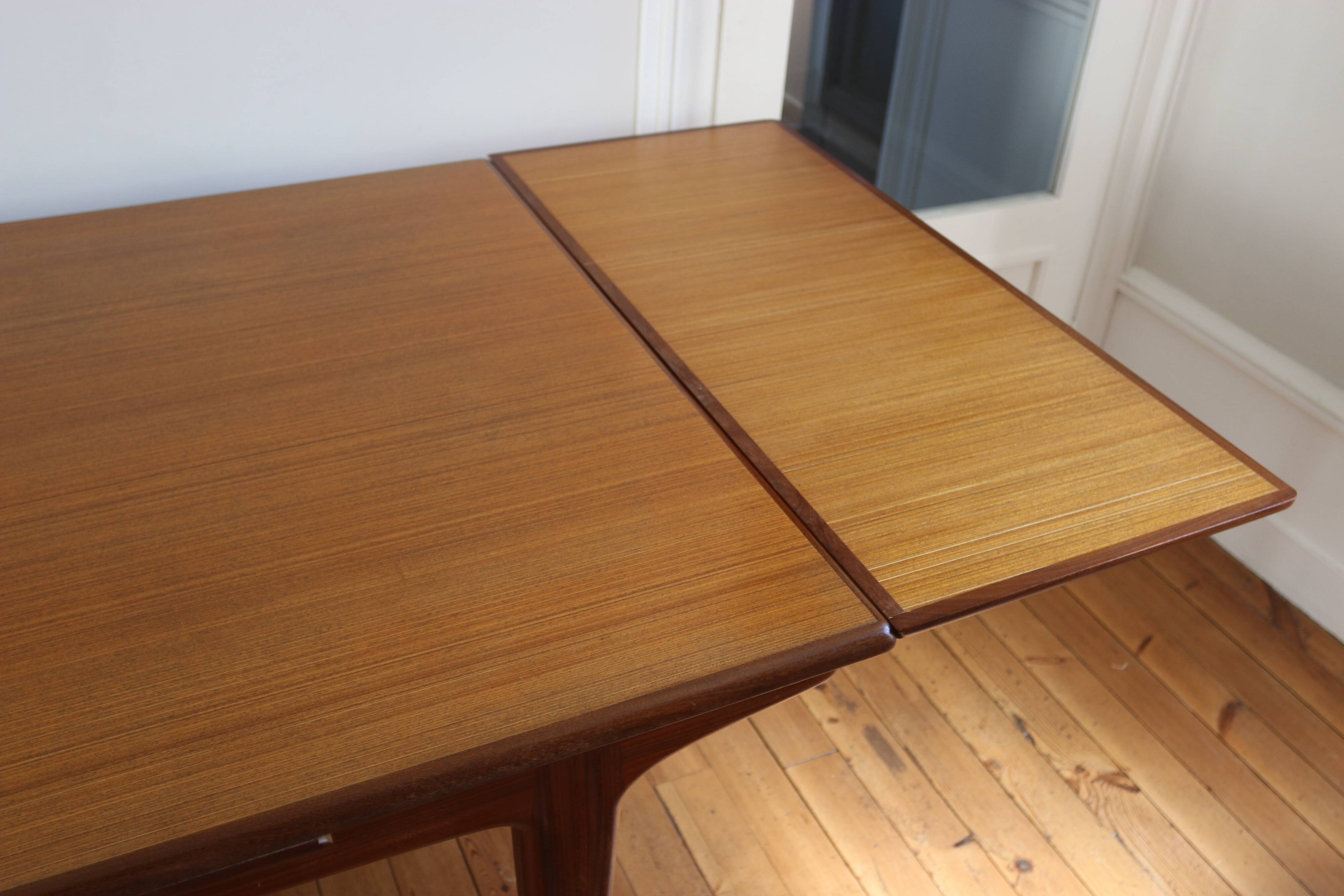 Vintage Scandinavian teak dining table, 1960s