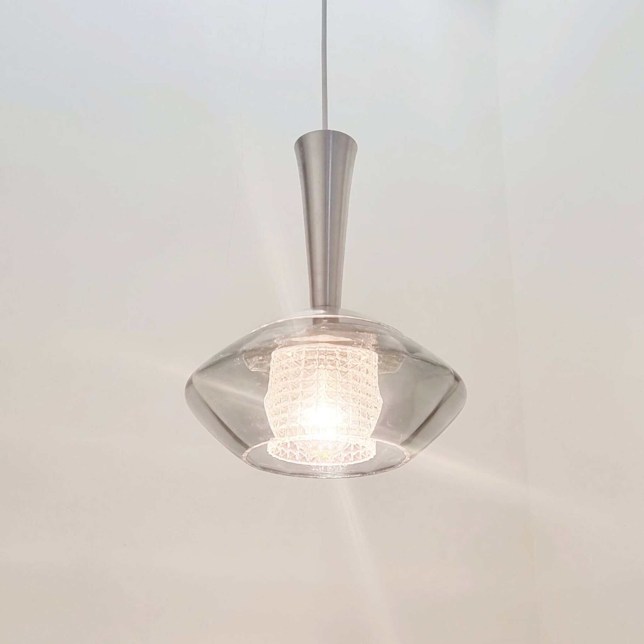 Mid-Century Scandinavian Glass Ceiling Light/Pendant by Carl Fagerlund for Orrefors, 1960s