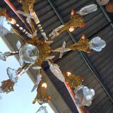Lustre 19 éme Bronze et Cristal