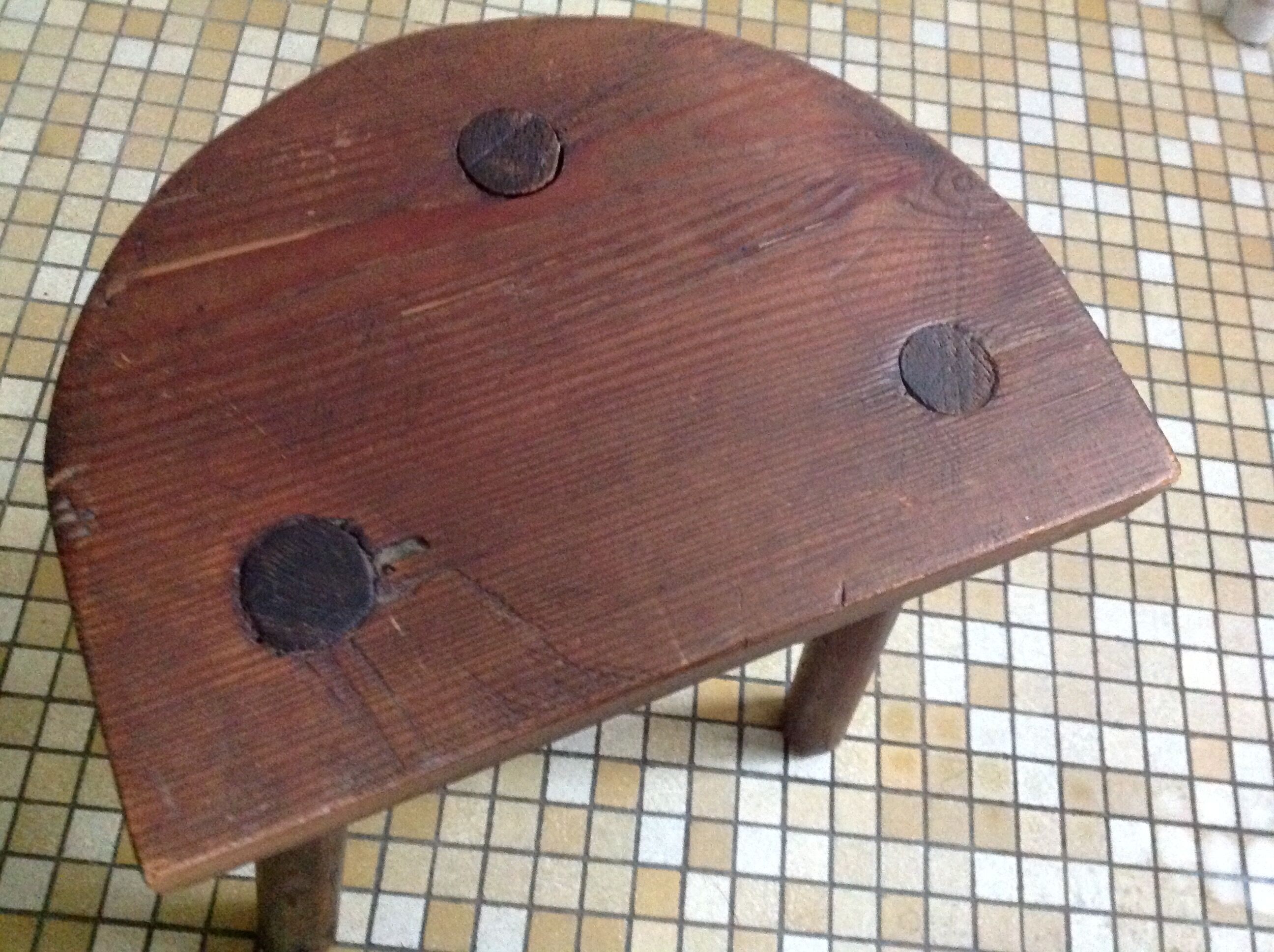 Cowhide stool
