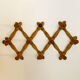 Wall coat rack with 10 hooks