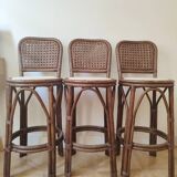 Rattan bar stools