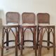 Rattan bar stools