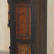 Victorian Wellington chest in figured elm by R Crosby & Son with 160 seal impressions.