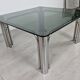 Vintage chrome coffee table
