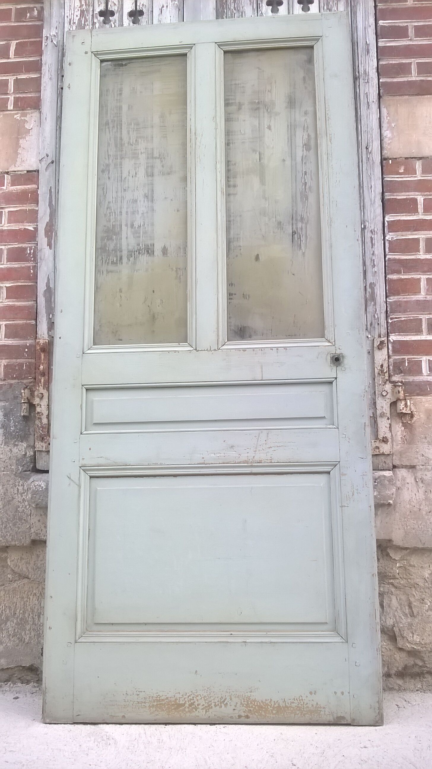 Old glass interior door mint
