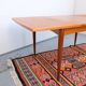 Vintage dining table from the 60s/70s, in teak, retro/vintage style, made of teak.