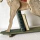 Wooden horse wall shelf, old toy