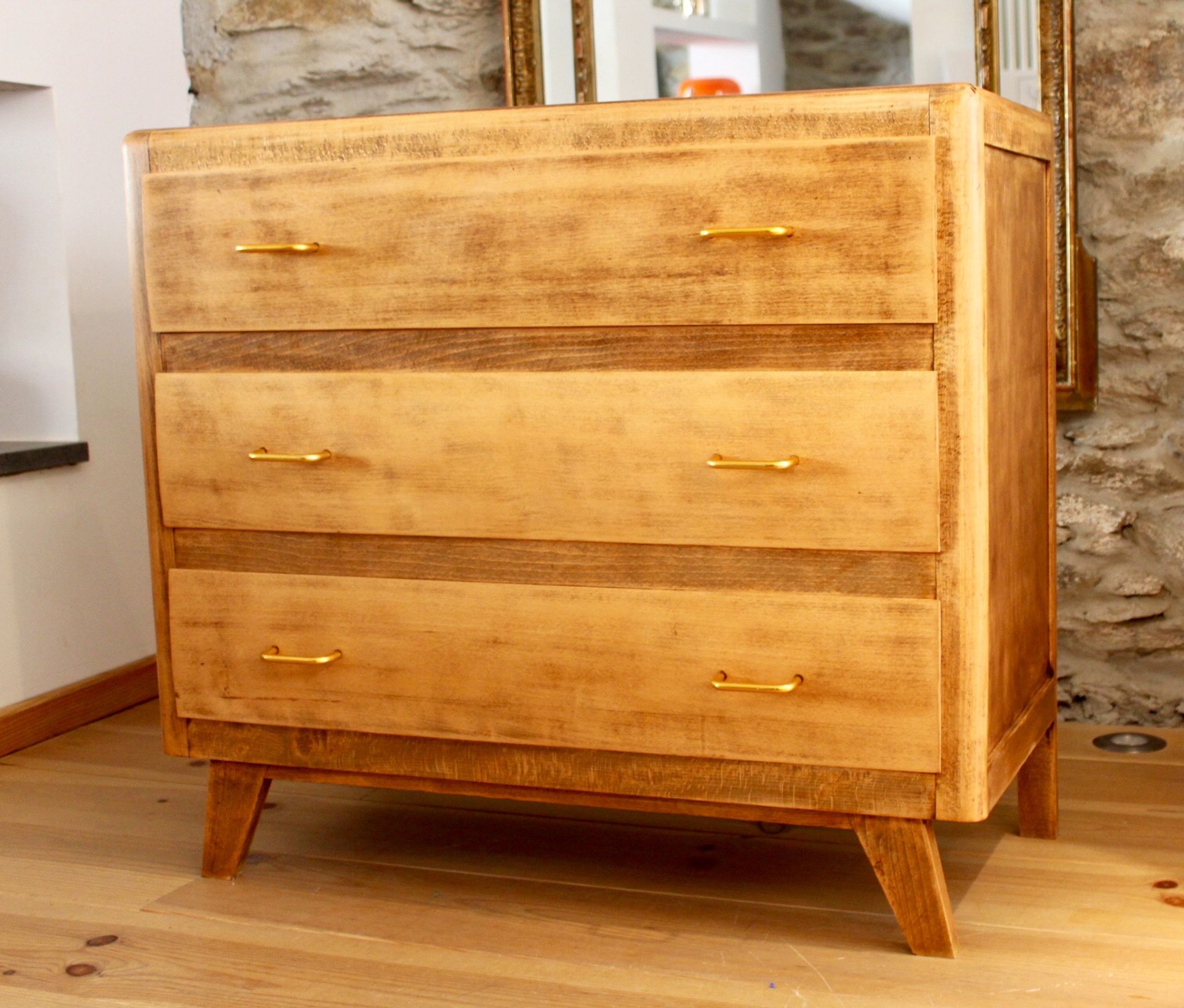 Descaled 70s Dresser painted