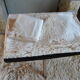 Hand embroidery tablecloth 170x260 + 12 matching towels