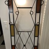 Wrought iron coat rack