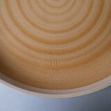 6 flat plates in Burgundy stoneware, Sarreguemines France