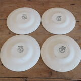 Set 4 vintage cups 60s Salins model Bessans