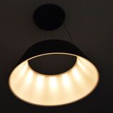 LED black aluminium ceiling light