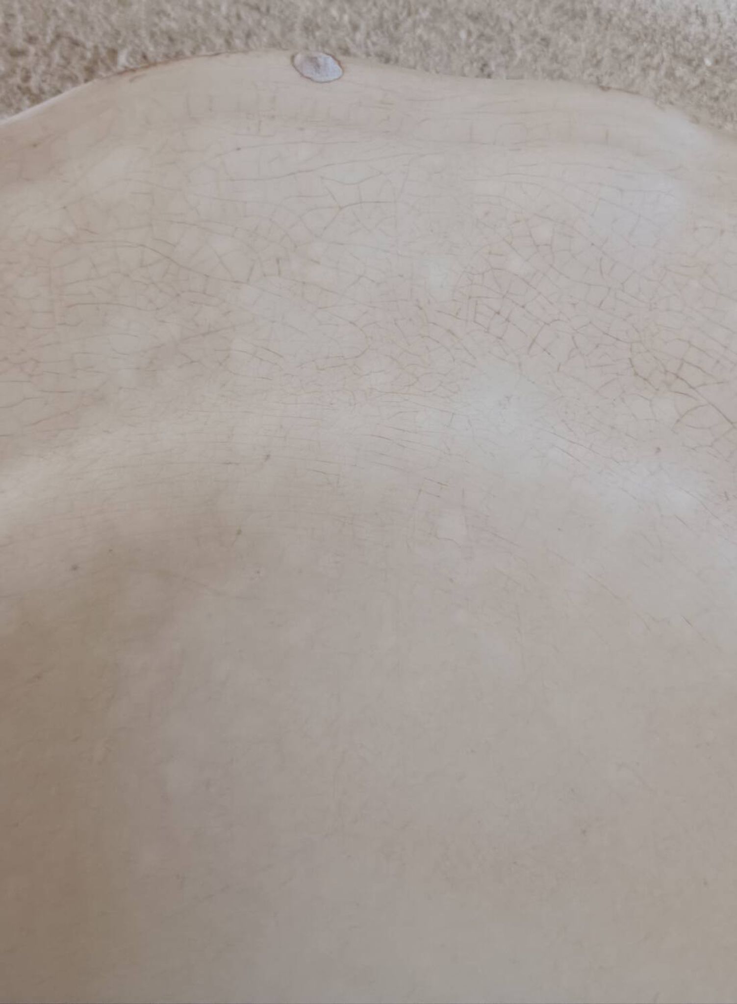 Lot de 4 assiettes ivoire Sarreguemines