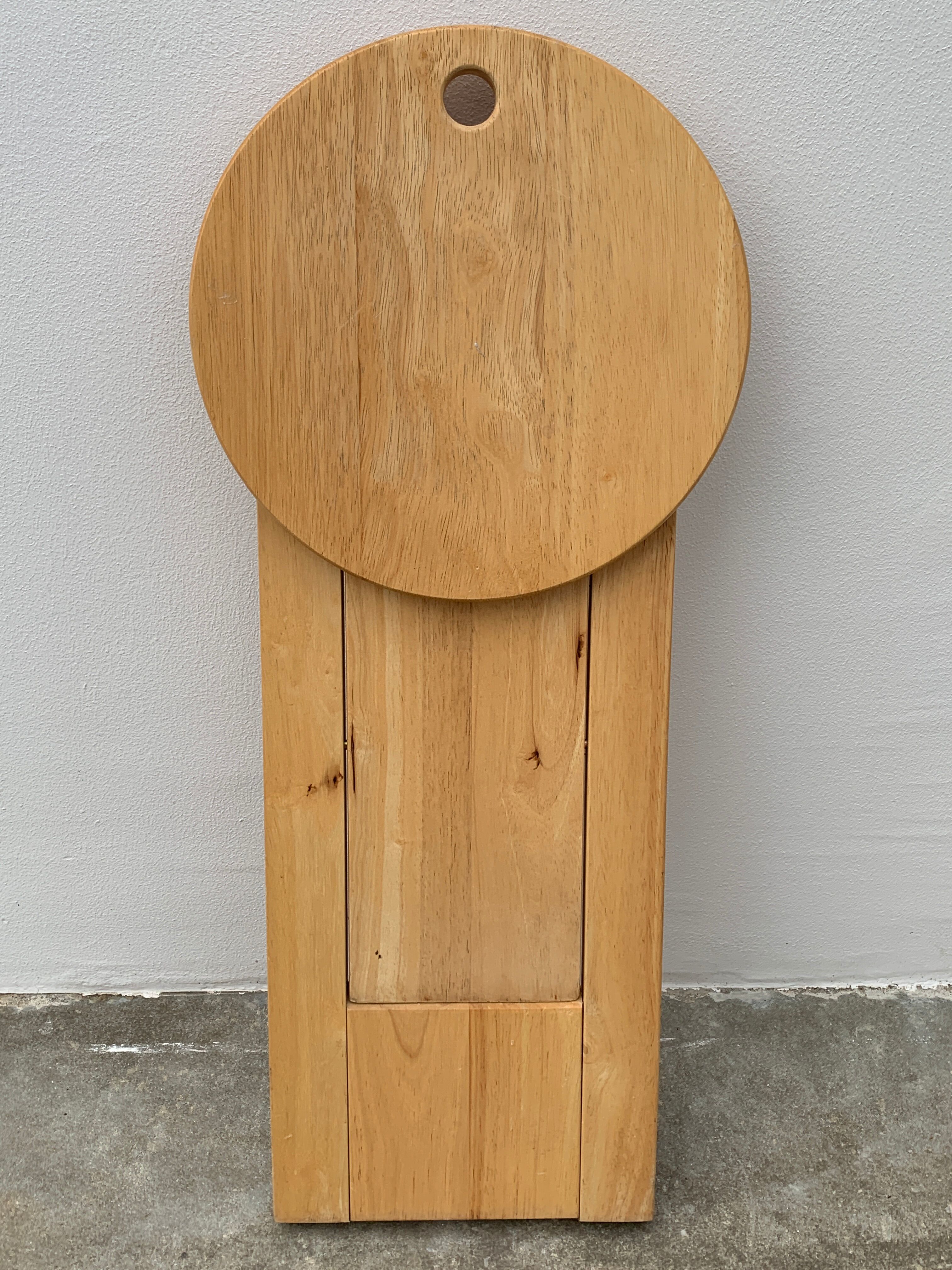 Wooden folding stool, model Suzy by Adrian Reed, 1980
