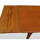 Table expandable Scandinavian vintage 1960 teak